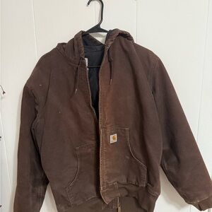Carhartt Women's Brown Zip-Up Jacket